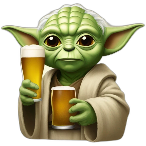 Yoda beers emoji