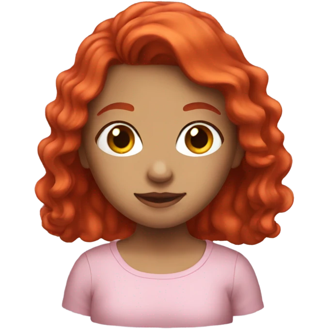 girl with red hair  emoji