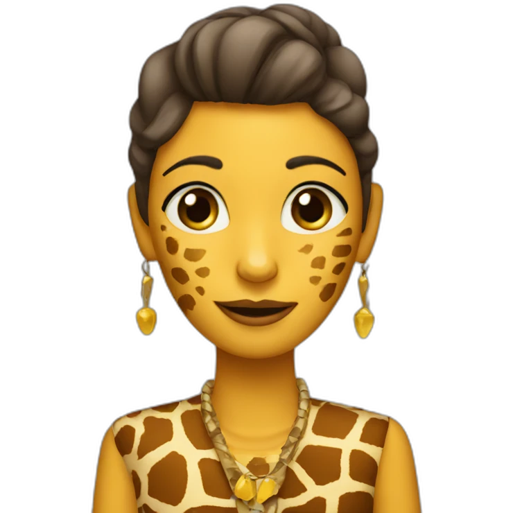 GIRAFE WOMAN emoji