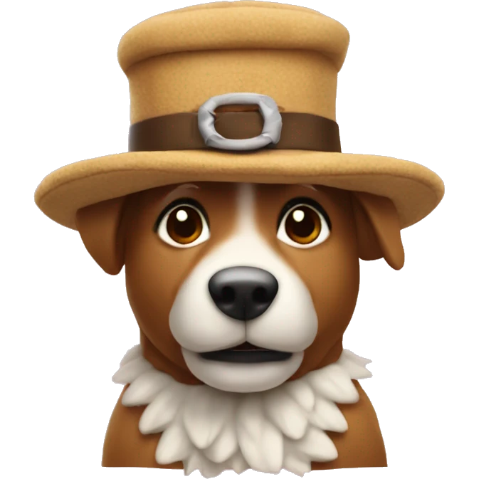 Stuffed animal spam with an Oktoberfest hat emoji
