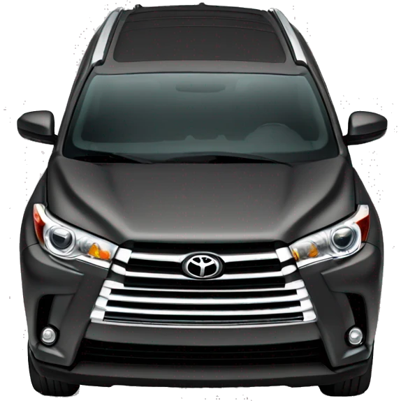 dark grey Toyota highlander suv emoji