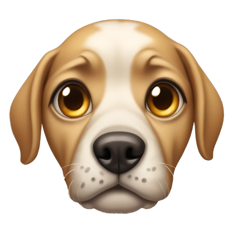perro con anteojos emoji