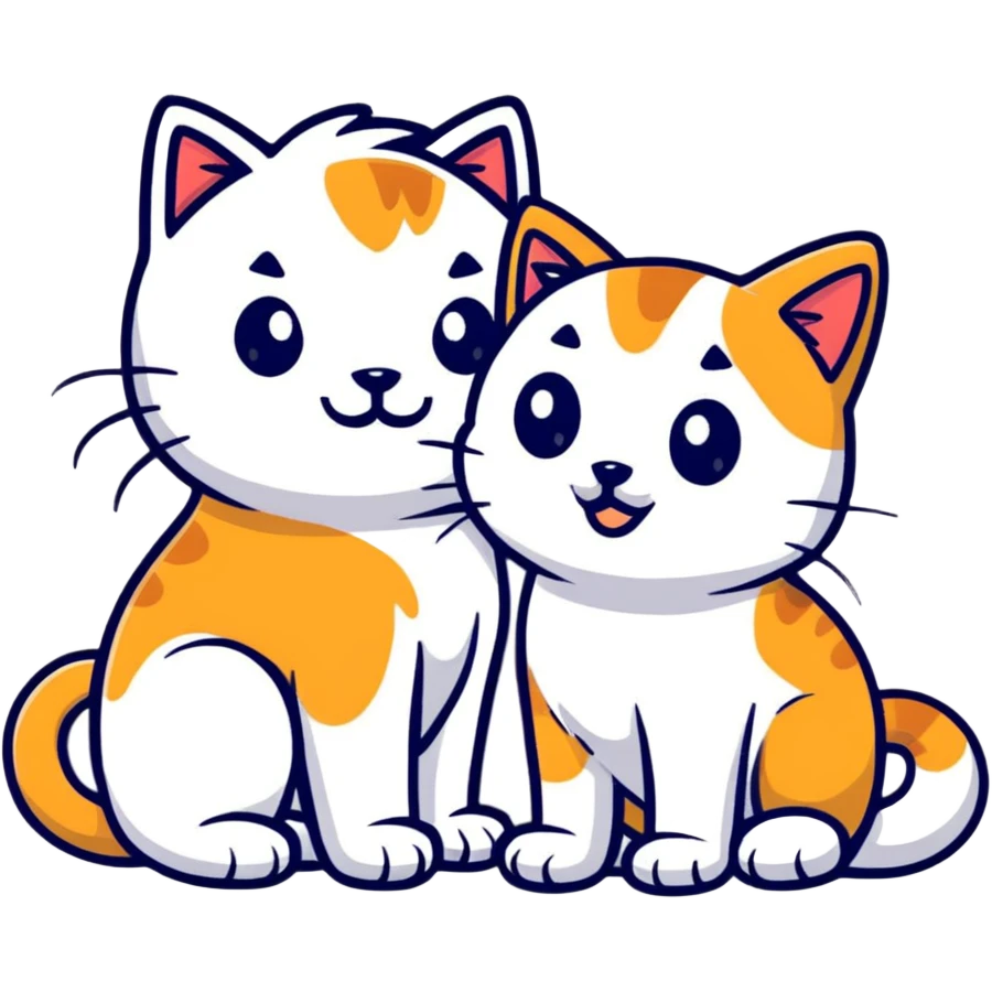 Cat with  dog emoji