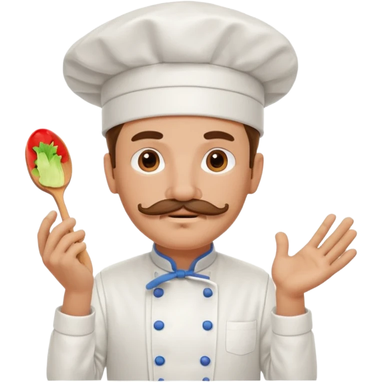 chef with mustache emoji