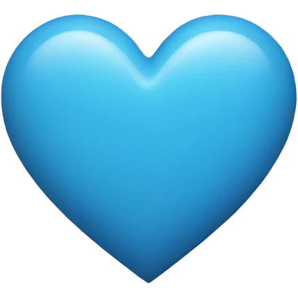 little heart blue emoji
