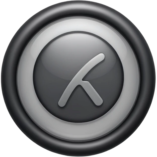 Black tick with a blur circle  emoji