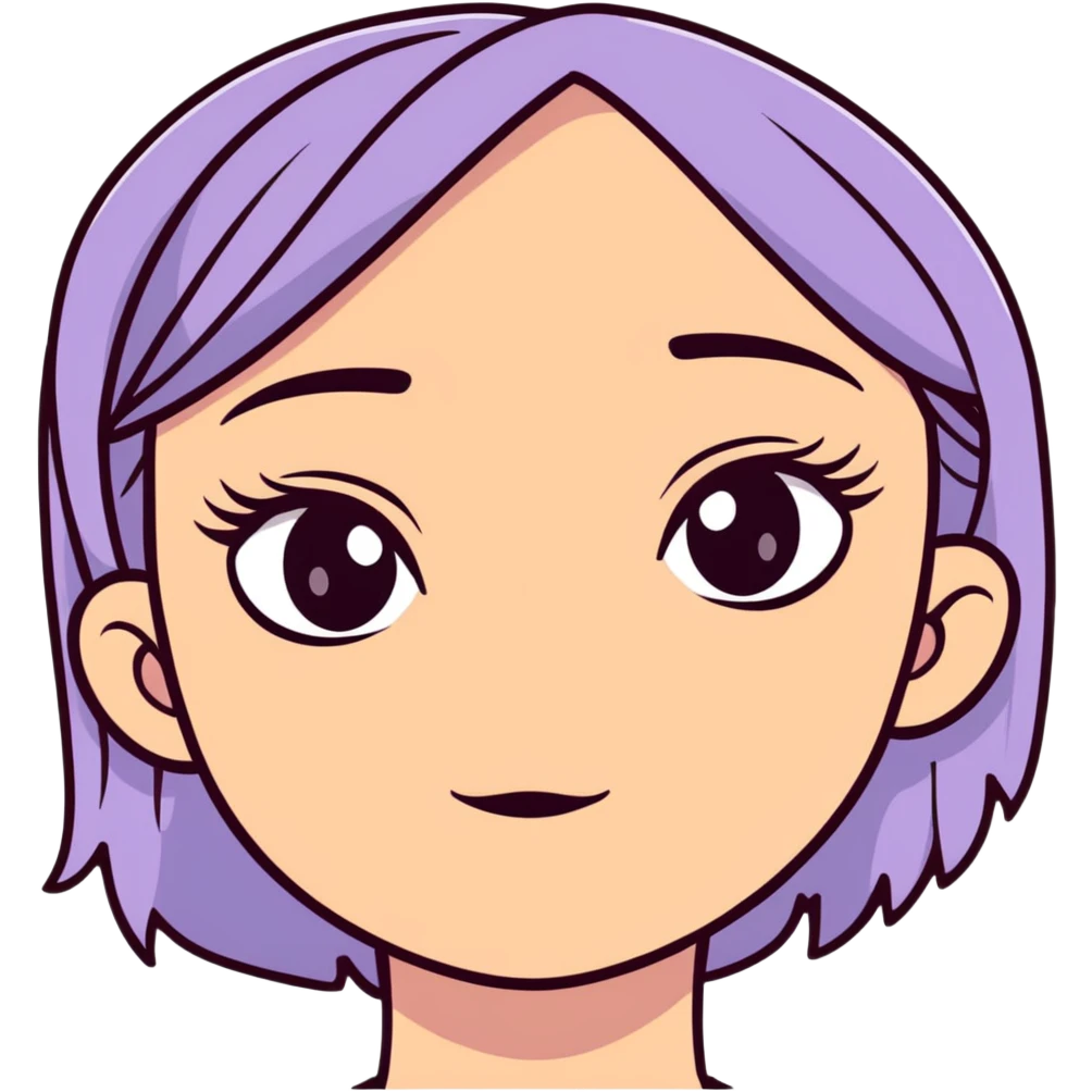 girl with eyes close together on face emoji