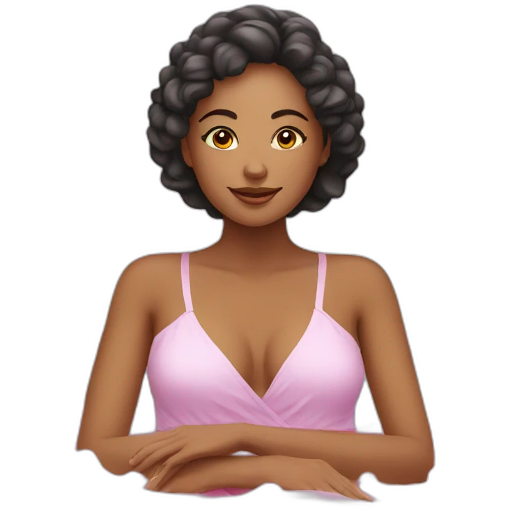 spa relax girl emoji