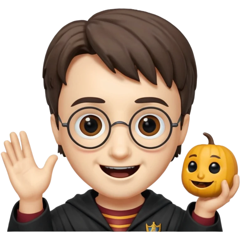 harry potter  excited face funko pop style cute emoji