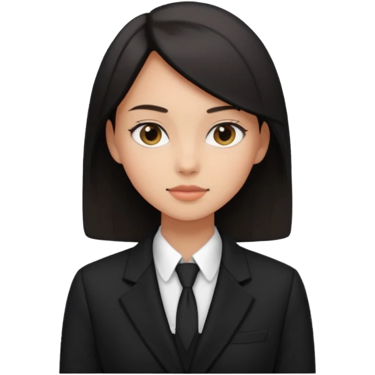 Solo un saco de sastreria para chica emoji