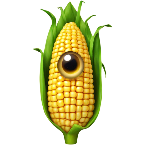 Corn eye emoji