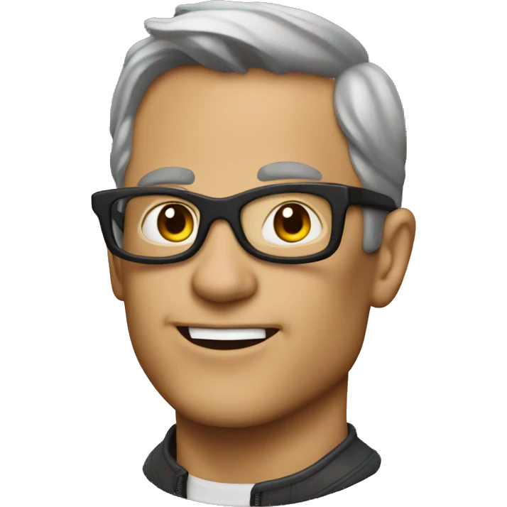 Scott Simons as a super hero emoji