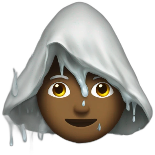 Drizzling emoji
