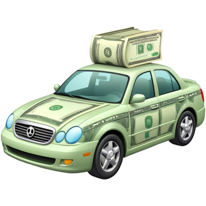 Car with Cash  emoji