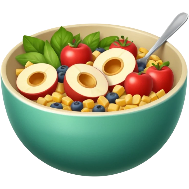 healthy bowl emoji