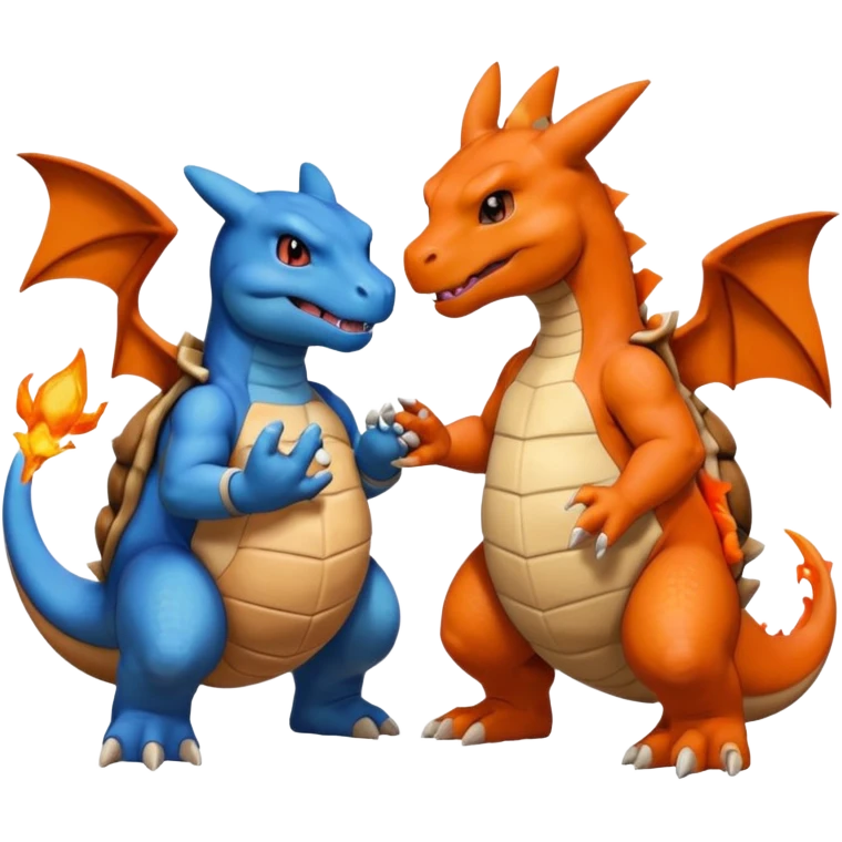 give me different pokeman helpging each other emoji