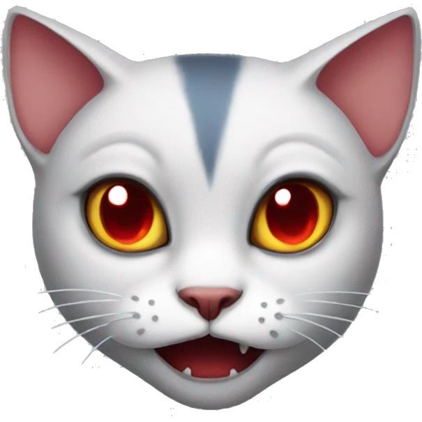 Vampire cat emoji