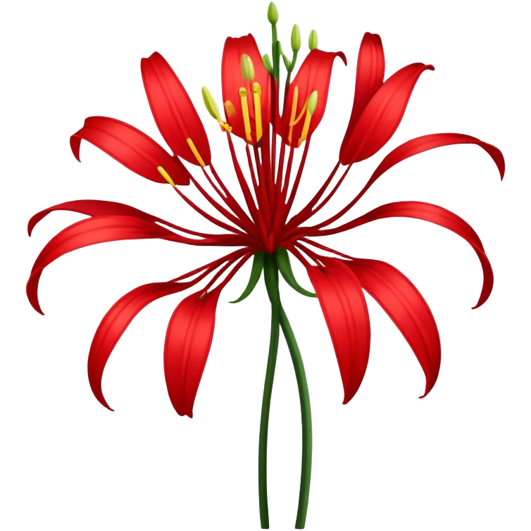 red spider lily emoji