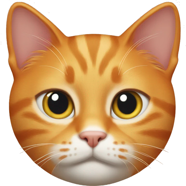 Orange tabby cat emoji