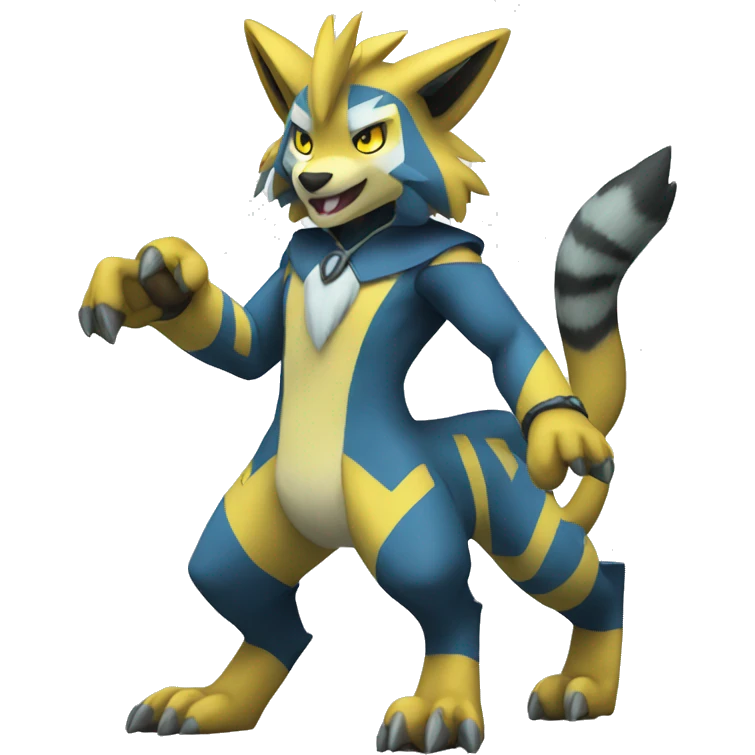 Zeraora full body emoji