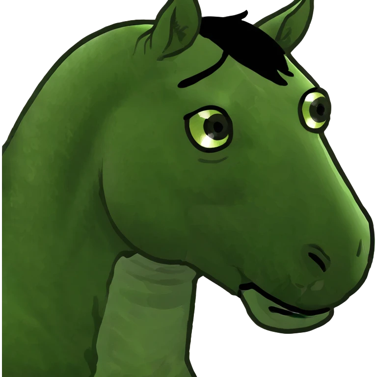 horse face emoji
