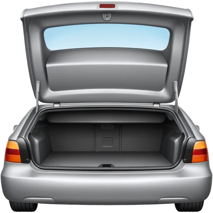 Open empty car trunk emoji