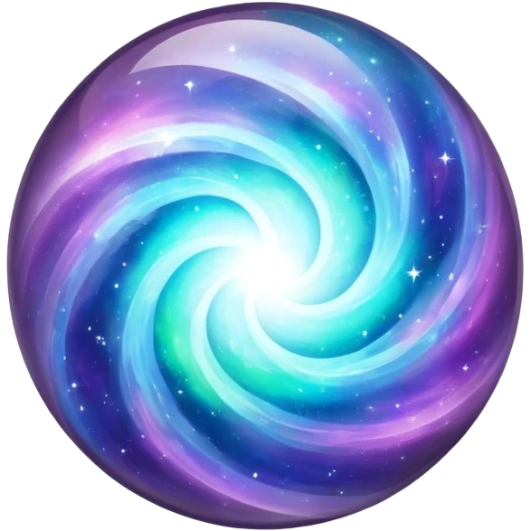 Nebula Gemstone Crystal Orb emoji