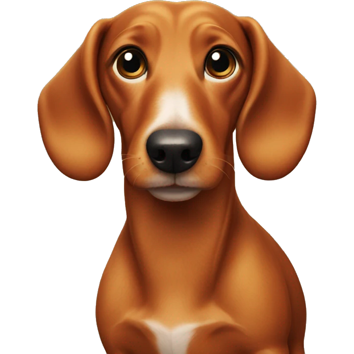ginger sausage dog emoji