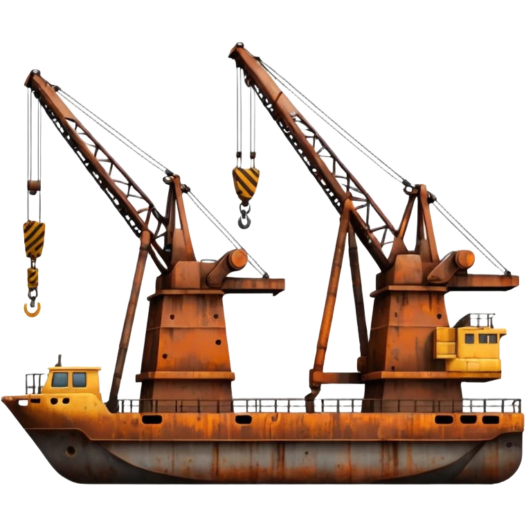 Cranes at the dock emoji