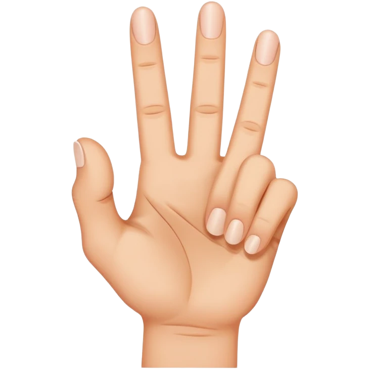Middle finger with a phrase  emoji
