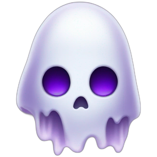 Ghost hype purple emoji
