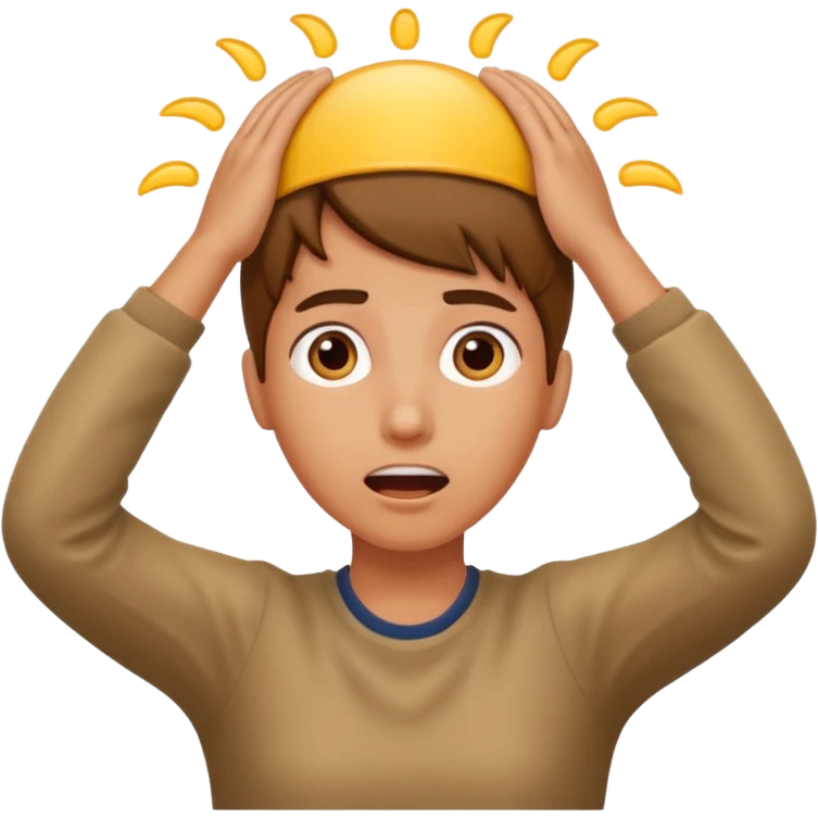 hands on head surprised emoji