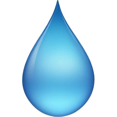 Water drop  emoji