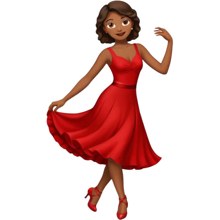 tango dancing woman emoji profile photo emoji