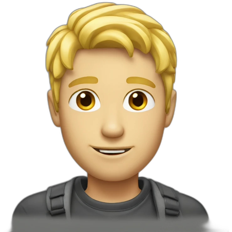 blond guy emoji