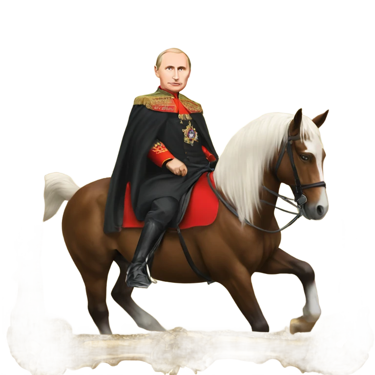 Vlad Putin on a horse emoji