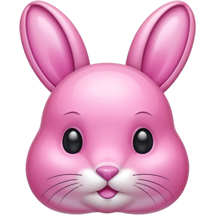 crystal bunny pink emoji