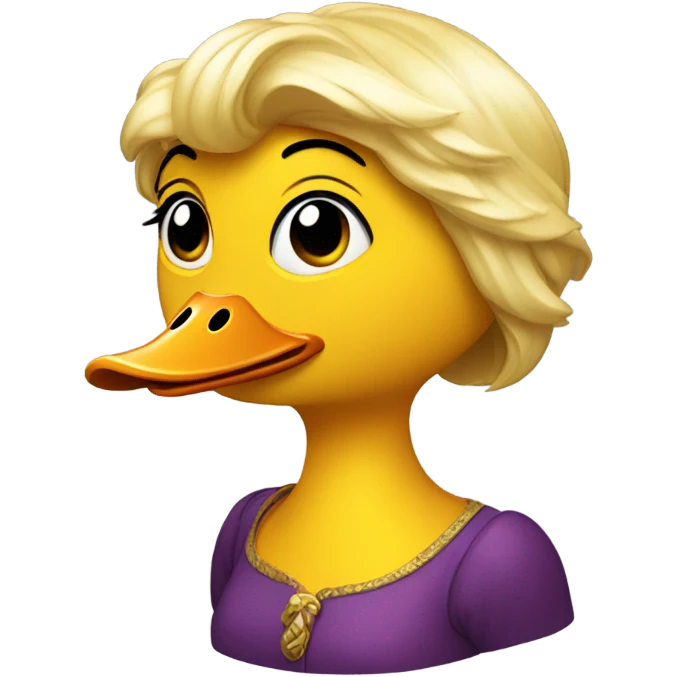 Diane as a duck emoji