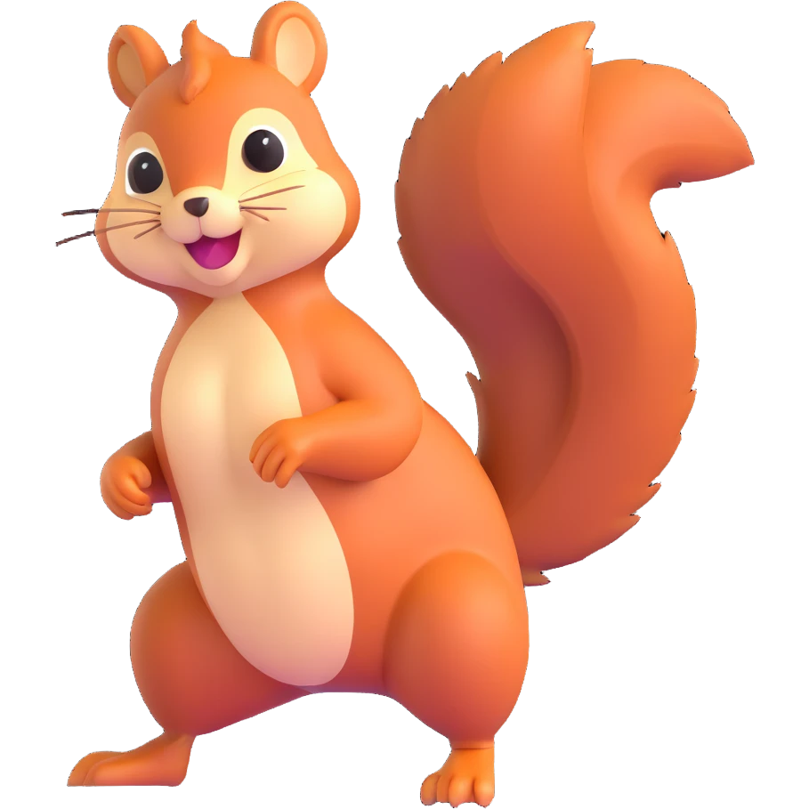 squirrel twerking emoji