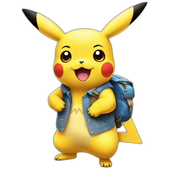 pikachu the pokemon  emoji
