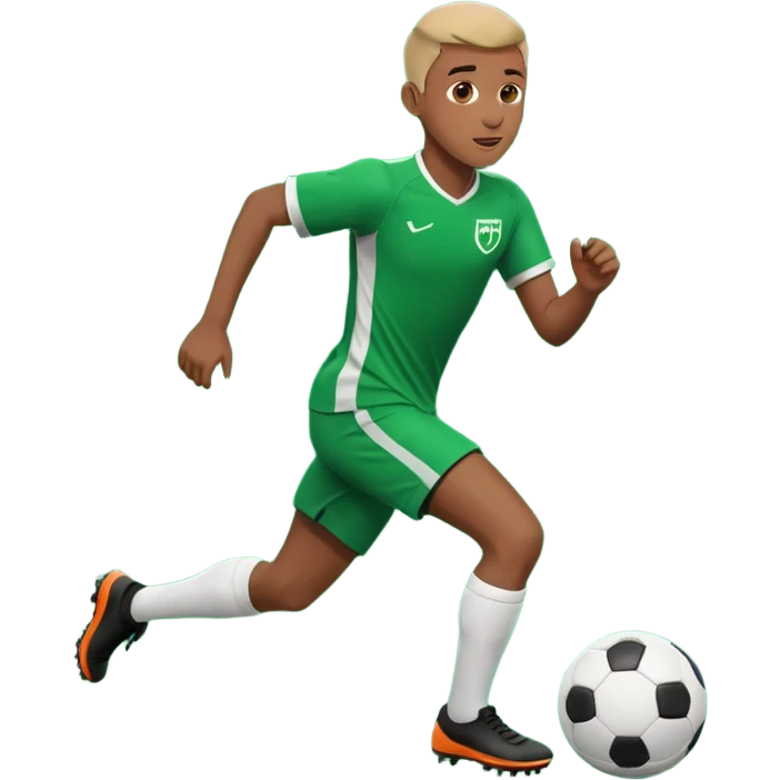 Lamine Yamal playing soccer emoji