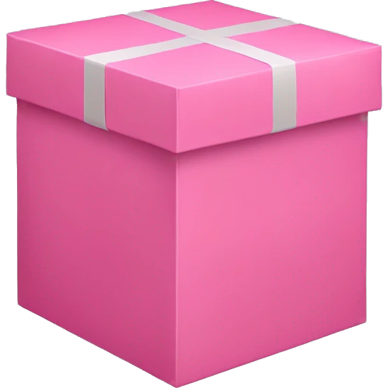 Pink box emoji