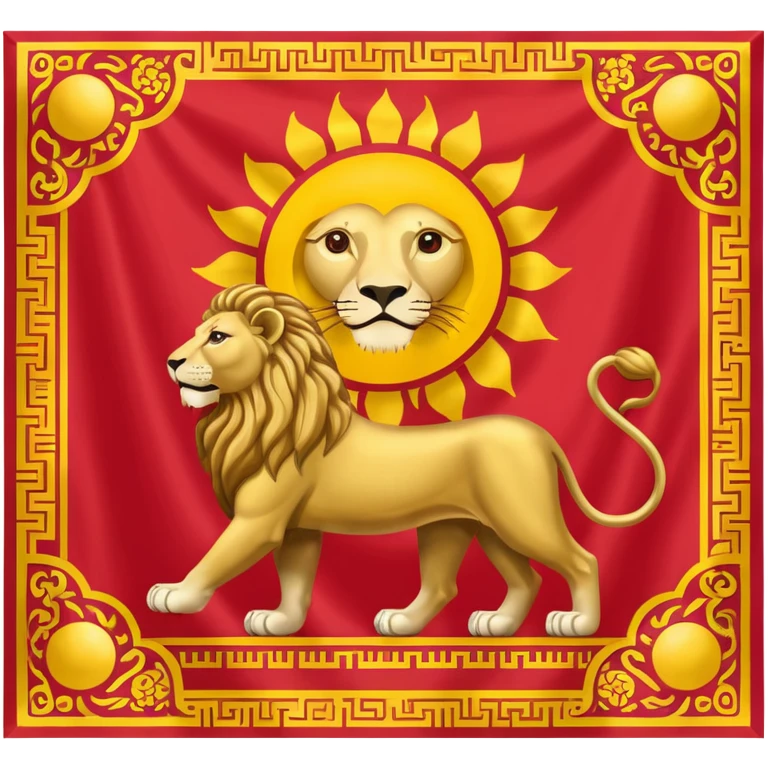 پرچم شیر و خورشید ایران emoji