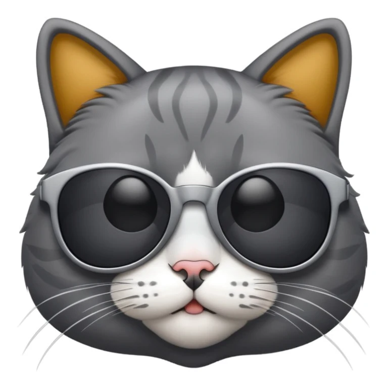 Cat wearing sunglasses emoji