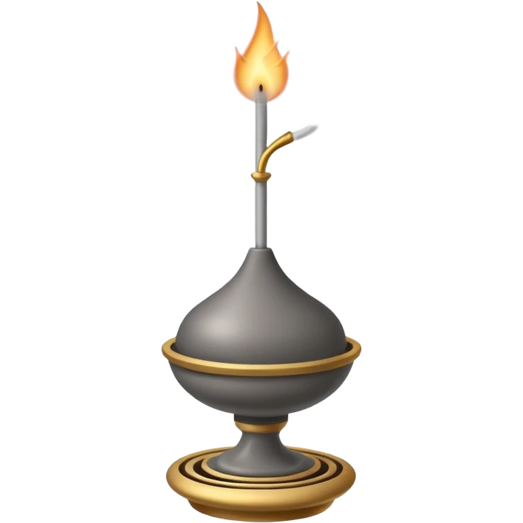 Burning incense on a holder  emoji
