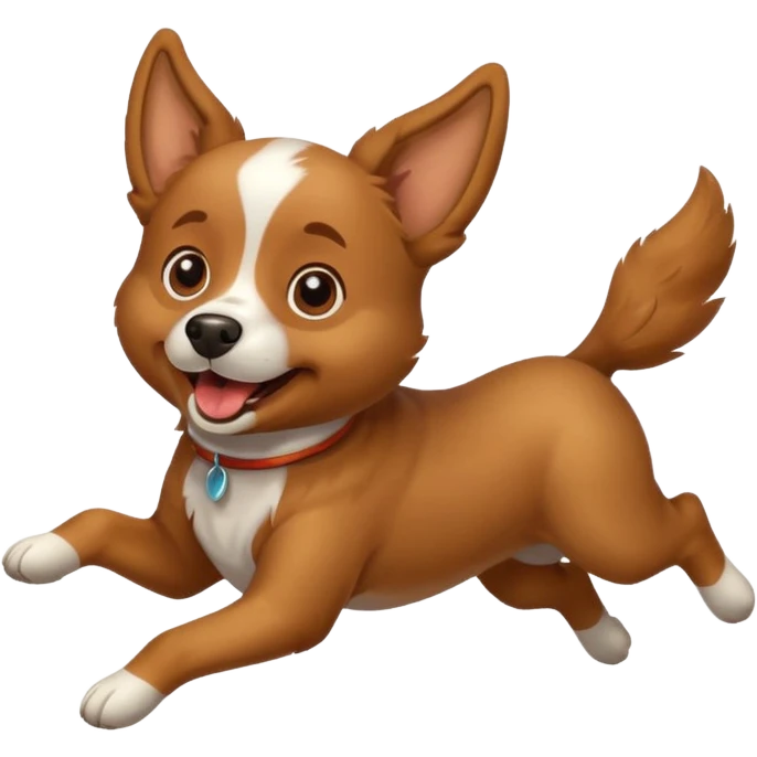 Dog flying emoji