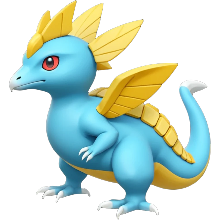 Heliolisk-Helioptile-Amaura-Cyclizar-Pokémon, full body emoji