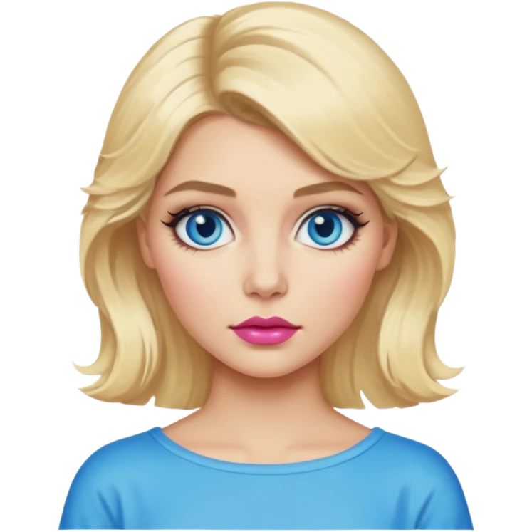 Blondie in the 80s emoji