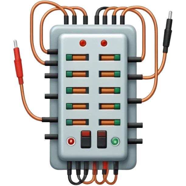 Vertical parallel circuits emoji