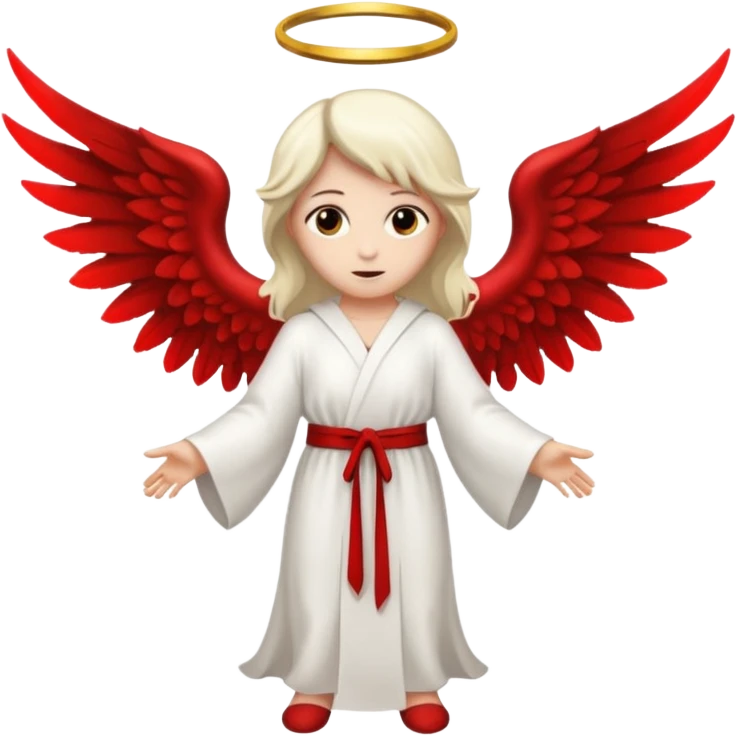 Angel with demon wings  emoji